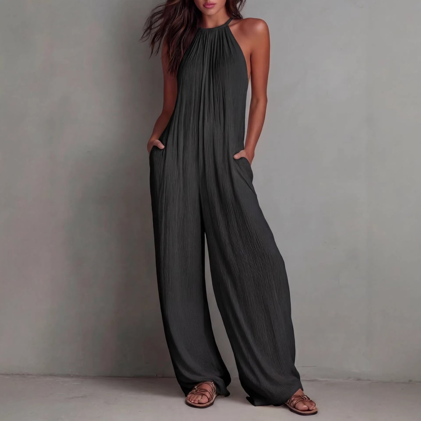 Combinaison Fluide Élégante – Style Léger & Silhouette Raffinée