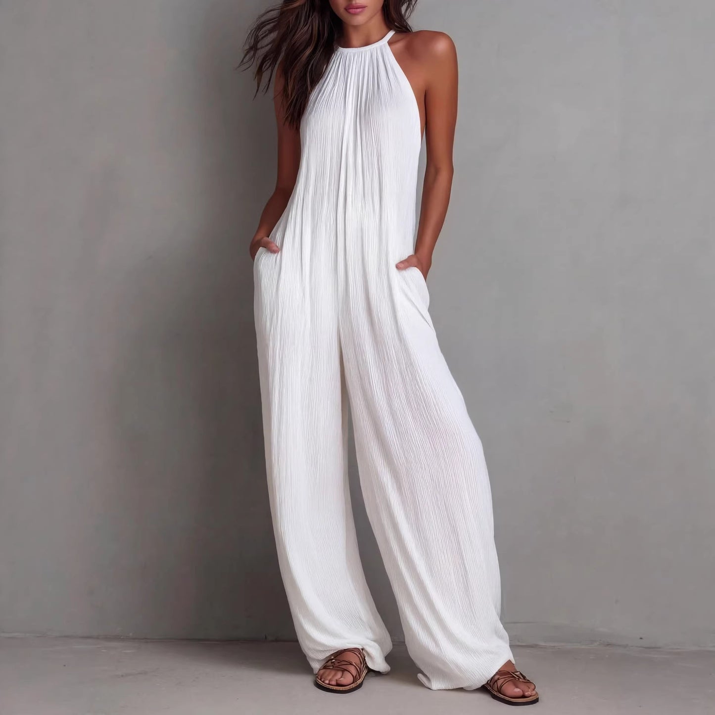 Combinaison Fluide Élégante – Style Léger & Silhouette Raffinée